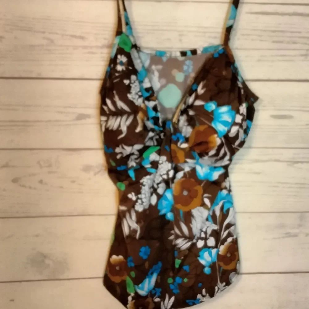 Floral Bathing Suit Top